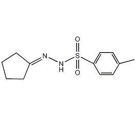环戊酮对甲苯磺酰腙结构式