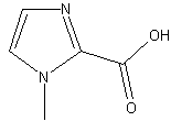 1-甲基咪唑-2-羧酸结构式