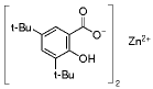 3,5-二叔丁基水杨酸锌结构式