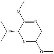 (R)-2,5-二氢-3,6-二甲氧基-2-异丙基吡嗪结构式