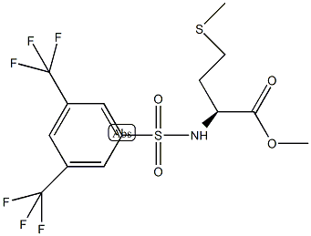 methyl 2-({[3,5-di(trifluoromethyl)phenyl]sulfonyl}amino)-4-(methylthio)butanoate