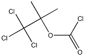 2,2,2-三氯-1,1-二甲基乙基氯甲酸酯结构式