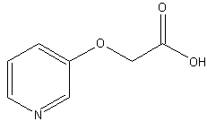 3-吡啶氧基乙酸结构式
