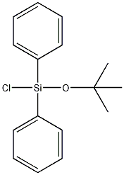叔丁氧基氯二苯基硅烷结构式