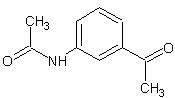 3'-乙酰胺基苯乙酮结构式