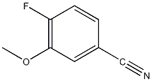 4-氟-3-甲氧基苯腈结构式