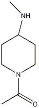 1-乙酰-4-甲胺基哌啶结构式