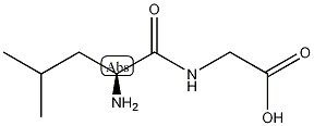 L-亮氨酰甘氨酸结构式