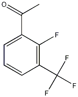 2'-氟-3'-(三氟甲基)苯乙酮结构式