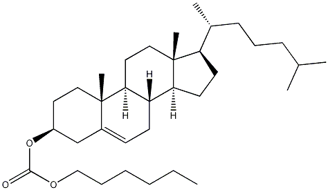 胆固醇正己基碳酸盐结构式