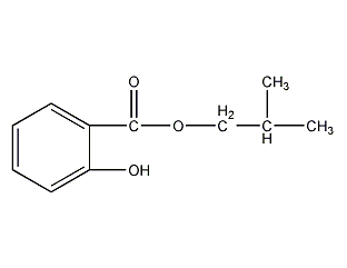 水杨酸异丁酯结构式