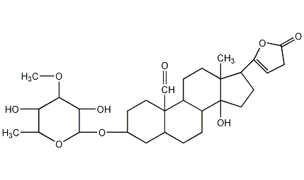 黄夹次苷结构式