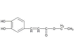咖啡酸乙酯结构式