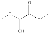 羟甲氧基乙酸甲酯结构式