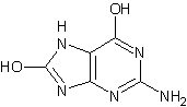 2-AMINO-6,8-DIHYDROXYPURINE