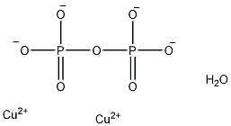 水合焦磷酸铜结构式
