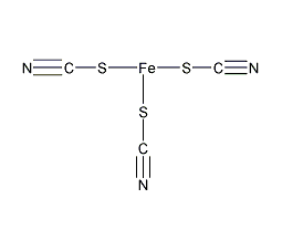 硫氰酸铁结构式