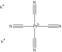 四铂氰化钾结构式