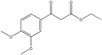 3,4-二甲氧基苯甲酰乙酸乙酯结构式