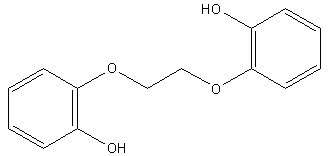 1,2-二(2-羟基苯氧基)乙烷结构式