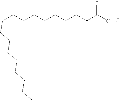 硬脂酸钾结构式