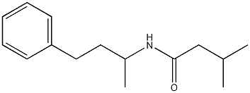 n(1-甲基-3-苯丙基)异戊酰胺结构式