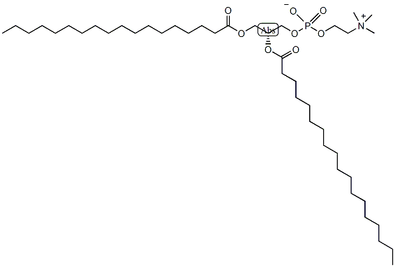 二硬脂酰磷脂酰胆碱结构式