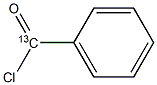 苯甲酰氯-α-13C结构式