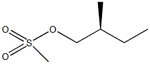 (S)-(+)-2-甲基甲磺酸丁酯结构式