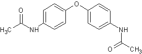 N,N'-(氧代二-4,1-亚苯基)二乙酰胺结构式