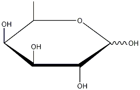 D-岩藻糖结构式