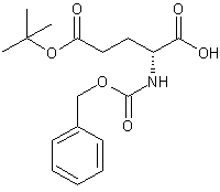 Z-D-叔丁基谷氨酸结构式