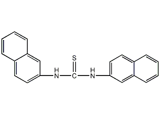 1,3-二萘-2-基硫脲结构式