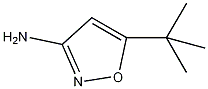 3-氨基-5-叔丁基异噁唑结构式