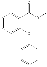 2－苯氧基苯甲酸甲酯结构式
