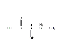 DL-2-羟基丁酸结构式