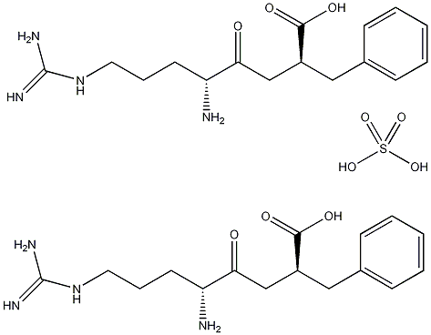 (2R,5S)-5-Amino-8-guanidino-4-oxo-2-phenylmethyloctanoic acid