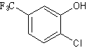 4-氯-3-羟基苯并三氟结构式