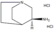 (S)-(−)-3-氨基奎宁环二盐酸结构式