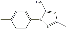 5-氨基-3-甲基-1-间甲苯基吡唑结构式