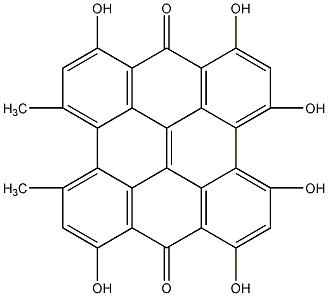 金丝桃素结构式