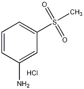 3-甲基磺酰苯胺盐酸盐结构式