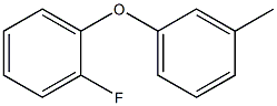 间(2-氟苯氧基)甲苯结构式