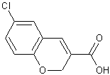 6-Chloro-2H-3-benzopyran-3-carboxylic acid