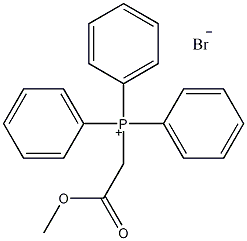 (甲氧基羰基甲基)三苯基溴化磷结构式