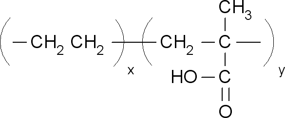 2-甲基丙烯酸与乙烯的聚合物结构式