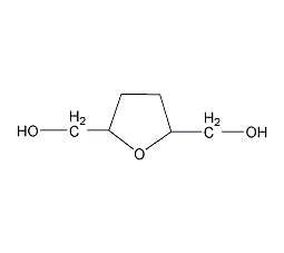 2,5-二羟基甲基四氢呋喃结构式