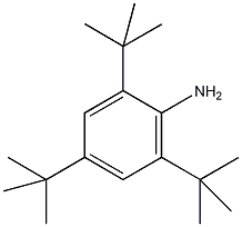 2,4,6-三叔丁基苯胺结构式