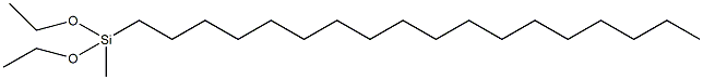 二乙氧基甲基十八烷基硅烷结构式