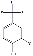 3-氯-4-羟基三氟甲苯结构式